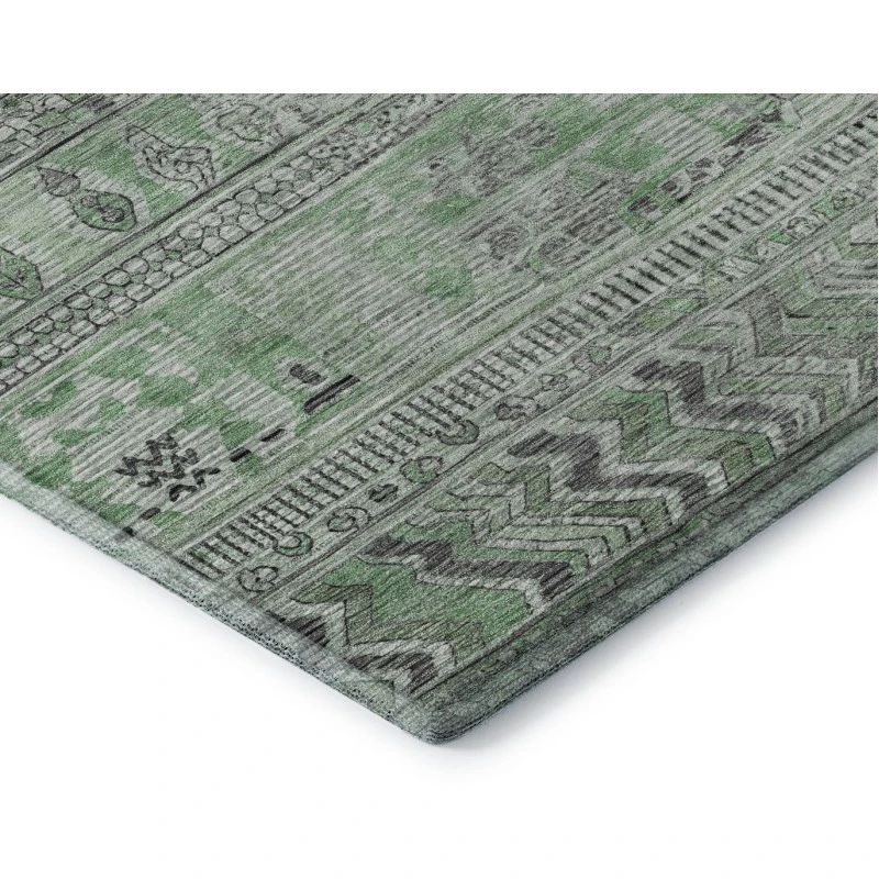 Addison Mayfield Green AMF1835 - 8ft. Round Rug
