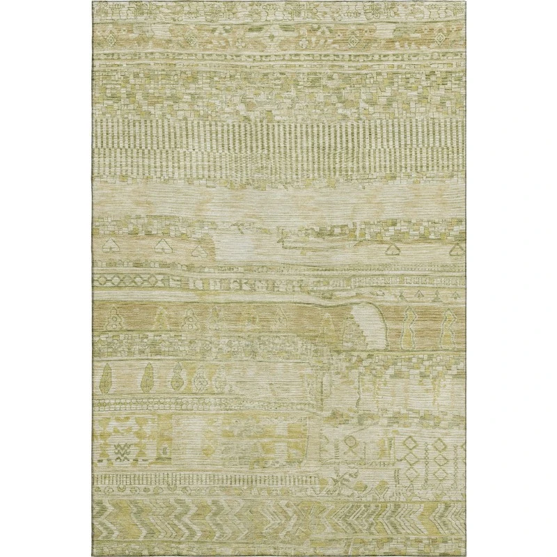 Addison Mayfield Brown AMF1835 - 8ft. Round Rug