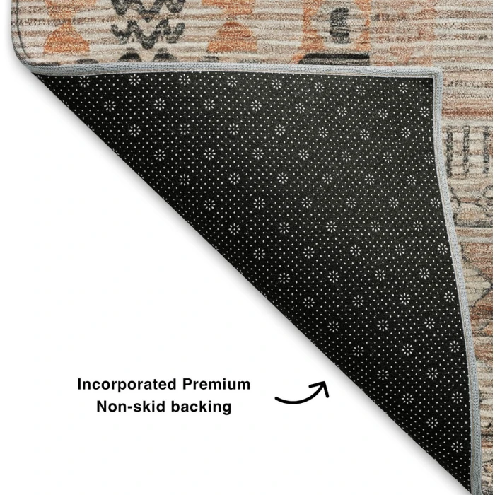 Addison Mayfield Orange AMF1835 5ft. x 7ft. 6in. Rect. Rug