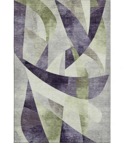 Addison Mayfield Purple AMF1836 - 8ft. Round Rug