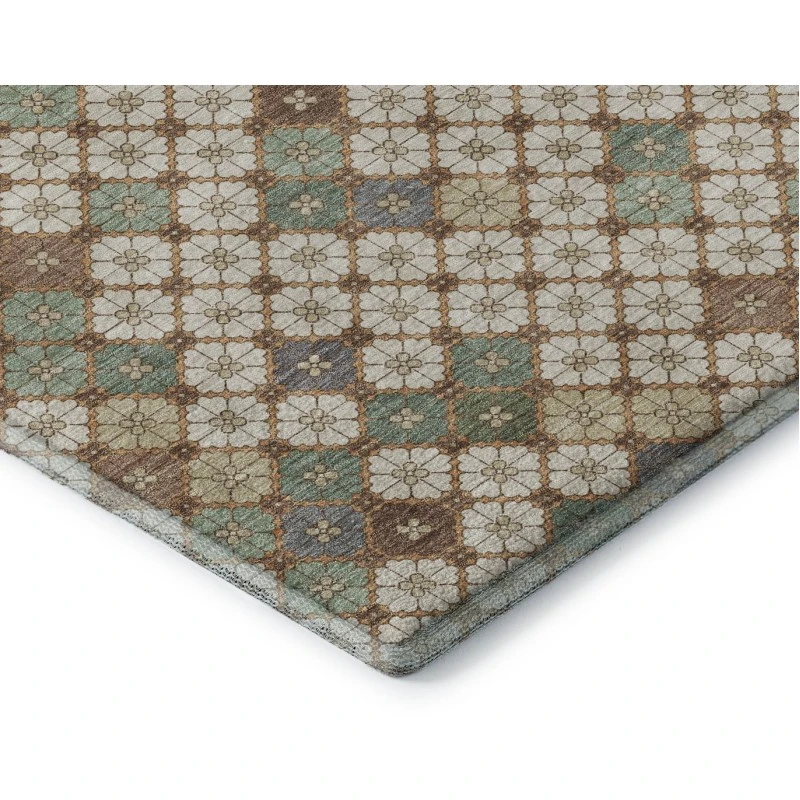Addison Mayfield Brown AMF1837 - 8ft. Round Rug