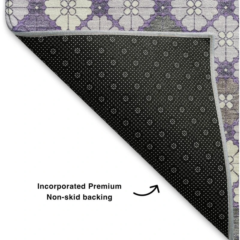 Addison Mayfield Purple AMF1837 - 8ft. Round Rug