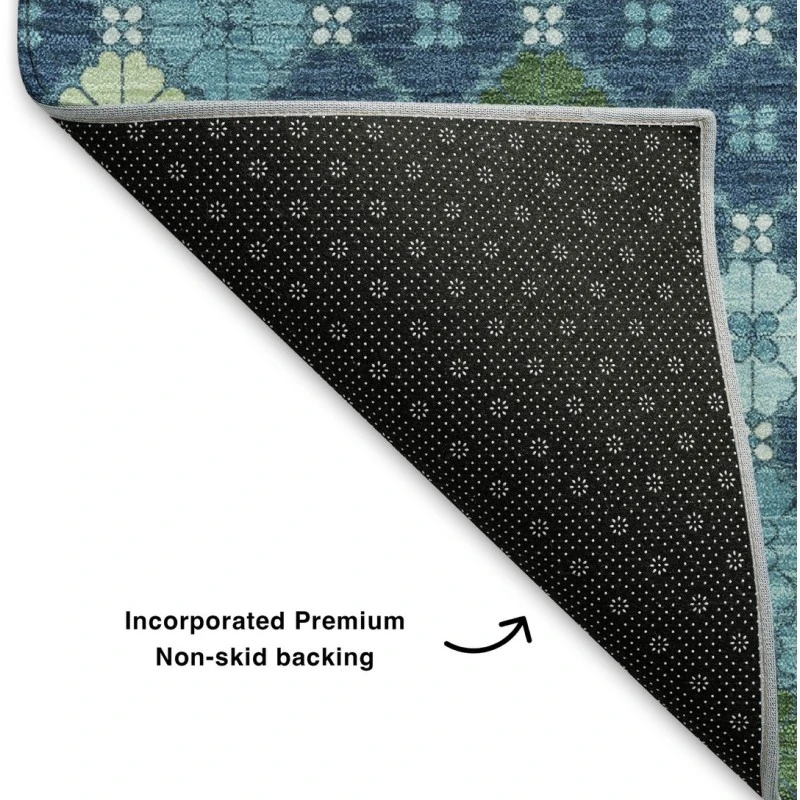 Addison Mayfield Blue AMF1837 - 8ft. Round Rug