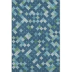 Addison Mayfield Blue AMF1837 - 8ft. Round Rug