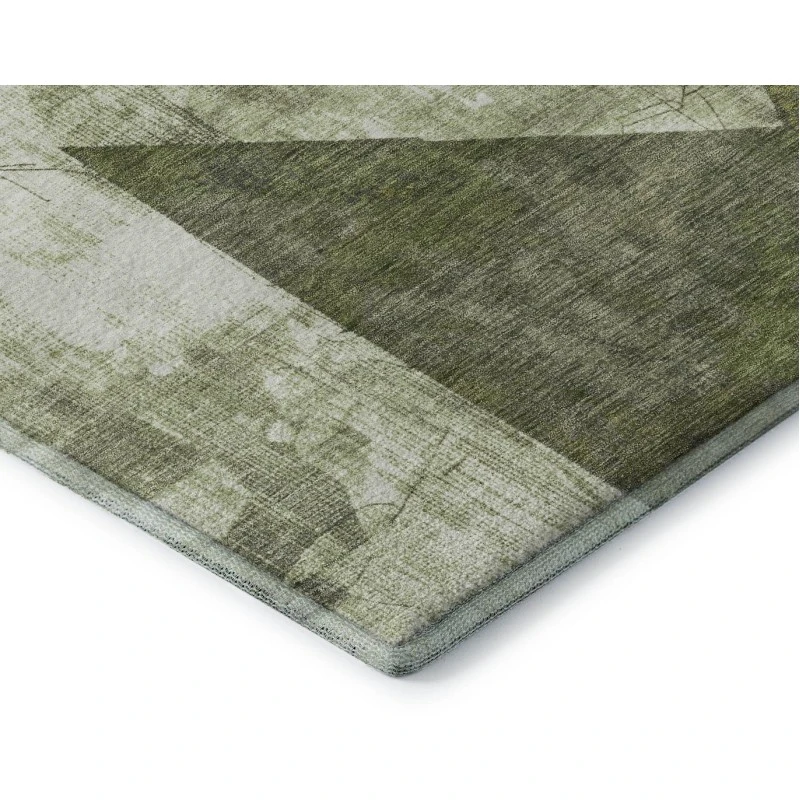 Addison Mayfield Green AMF1838 - 8ft. Round Rug