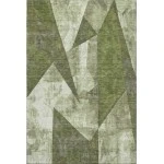 Addison Mayfield Green AMF1838 - 8ft. Round Rug