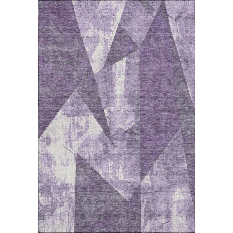 Addison Mayfield Purple AMF1838 - 8ft. Round Rug
