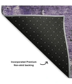 Addison Mayfield Purple AMF1839 - 8ft. Round Rug