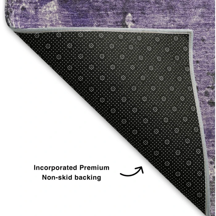 Addison Mayfield Purple AMF1839 - 8ft. Round Rug