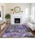 Addison Mayfield Purple AMF1839 - 8ft. Round Rug