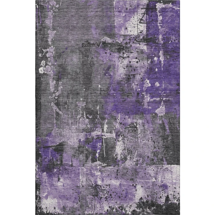 Addison Mayfield Purple AMF1839 - 8ft. Round Rug