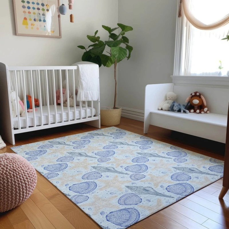 Addison Mayfield Blue AMF183 2ft. 3in. x 7ft. 6in. Rect. Rug