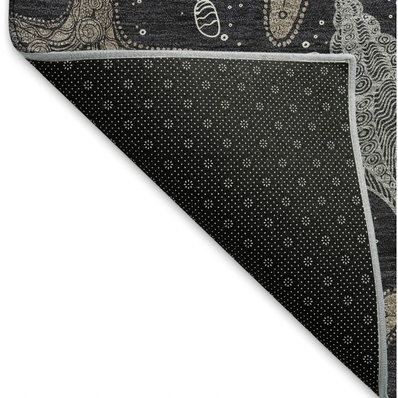 Addison Mayfield Black AMF183 - 8ft. Round Rug
