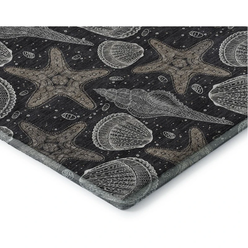 Addison Mayfield Black AMF183 - 8ft. Round Rug