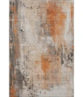 Addison Mayfield Orange AMF1840 - 8ft. Round Rug
