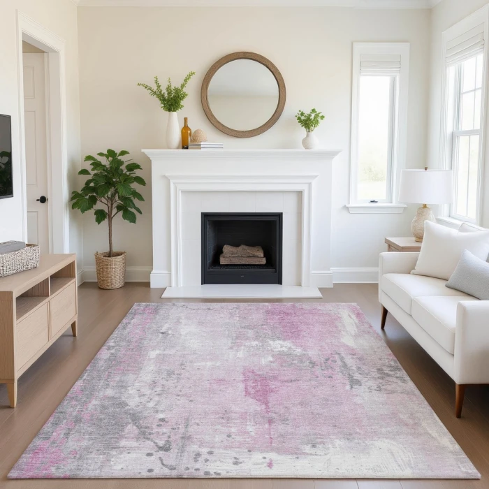 Addison Mayfield Pink AMF1840 5ft. x 7ft. 6in. Rect. Rug
