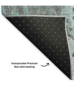 Addison Mayfield Teal AMF1840 8ft. x 10ft. Rect. Rug