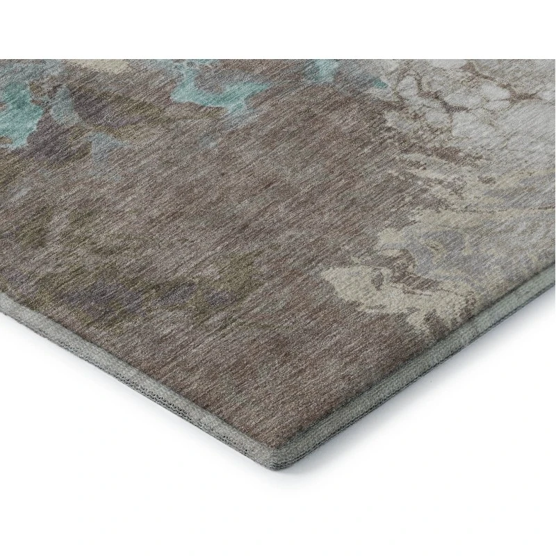 Addison Mayfield Teal AMF1841 - 8ft. Round Rug