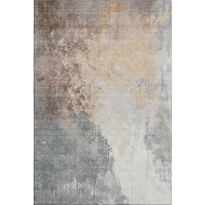 Addison Mayfield Orange AMF1842 - 8ft. Round Rug