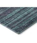 Addison Mayfield Teal AMF1846 - 8ft. Round Rug