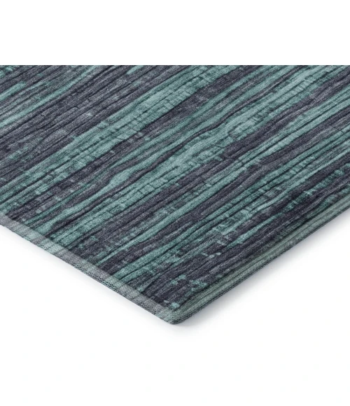 Addison Mayfield Teal AMF1846 - 8ft. Round Rug