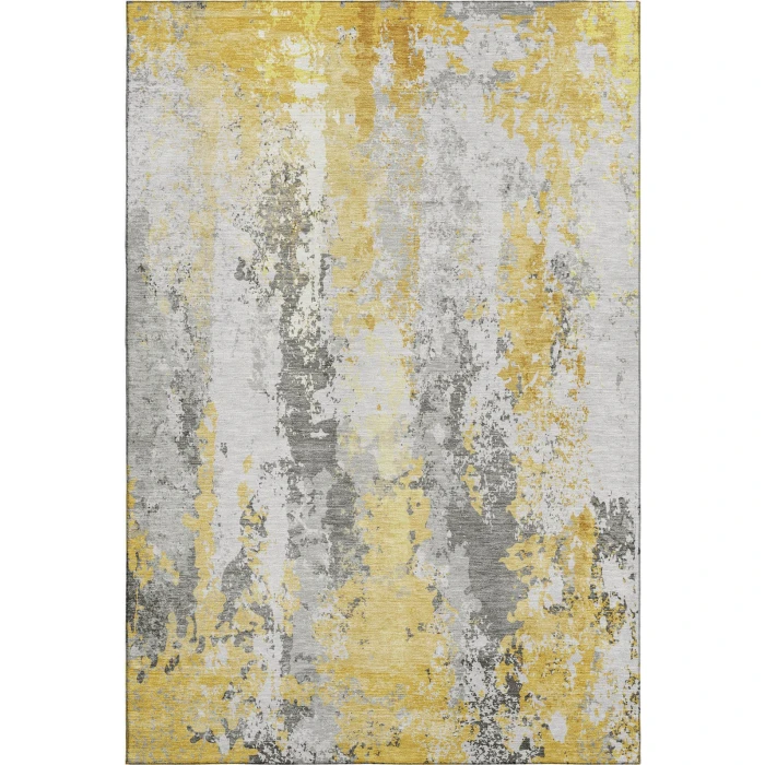 Addison Mayfield Gold AMF1848 - 8ft. Round Rug