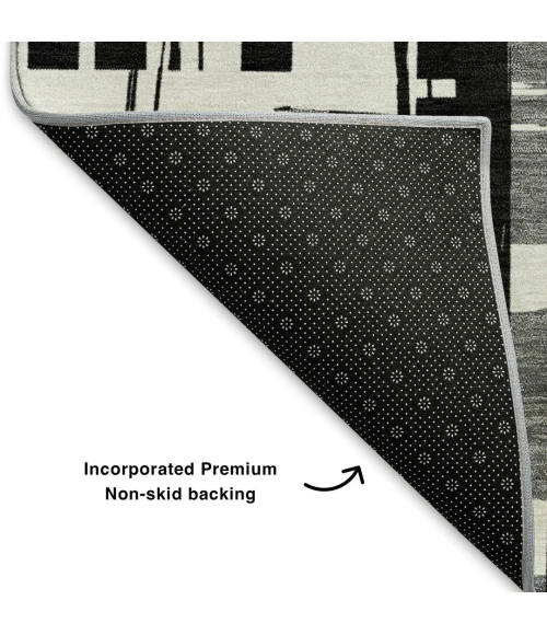 Addison Mayfield Black AMF1849 5ft. x 7ft. 6in. Rect. Rug