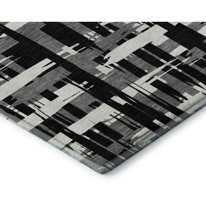 Addison Mayfield Black AMF1849 - 8ft. Round Rug