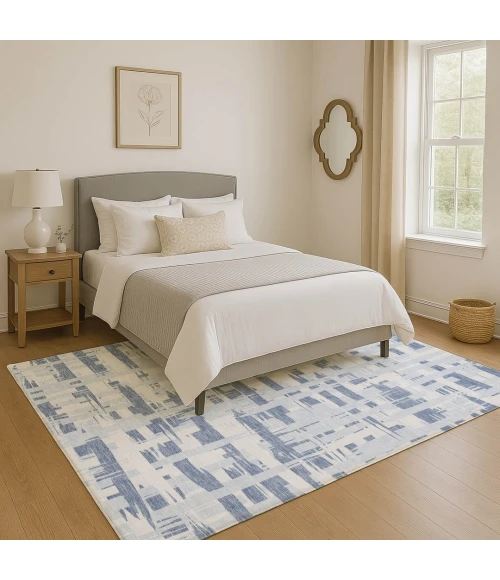 Addison Mayfield Blue AMF1849 9ft. x 12ft. Rect. Rug