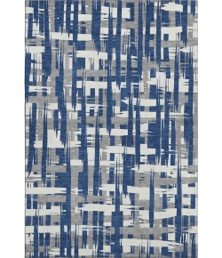 Addison Mayfield Blue AMF1849 - 8ft. Round Rug