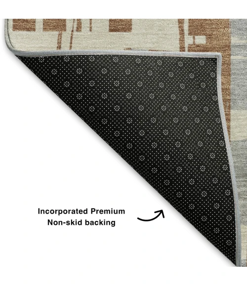 Addison Mayfield Orange AMF1849 5ft. x 7ft. 6in. Rect. Rug