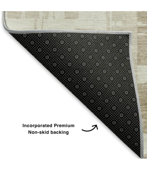 Addison Mayfield Brown AMF1849 - 8ft. Round Rug