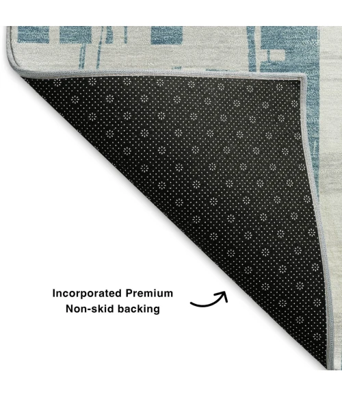 Addison Mayfield Teal AMF1849 9ft. x 12ft. Rect. Rug