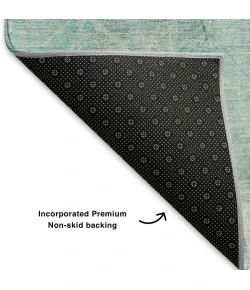 Addison Mayfield Teal AMF1850 - 8ft. Round Rug