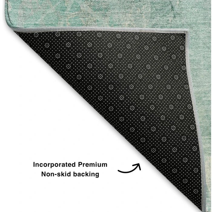 Addison Mayfield Teal AMF1850 - 8ft. Round Rug