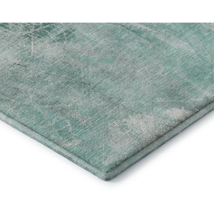 Addison Mayfield Teal AMF1850 - 8ft. Round Rug