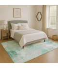 Addison Mayfield Teal AMF1850 - 8ft. Round Rug