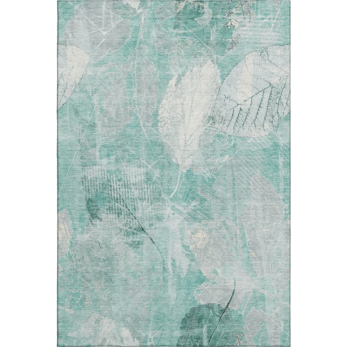 Addison Mayfield Teal AMF1850 - 8ft. Round Rug