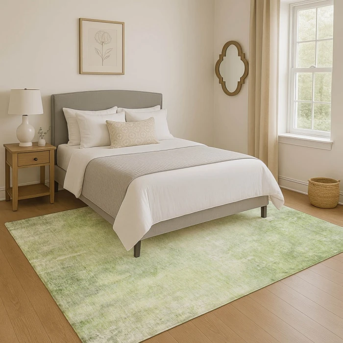 Addison Mayfield Green AMF1852 - 8ft. Round Rug