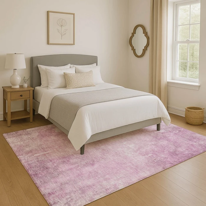 Addison Mayfield Pink AMF1852 - 8ft. Round Rug
