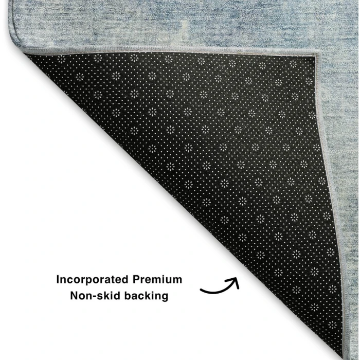 Addison Mayfield Blue AMF1852 - 8ft. Round Rug