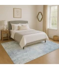 Addison Mayfield Blue AMF1852 - 8ft. Round Rug