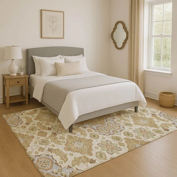 Addison Mayfield Brown AMF1853 - 8ft. Round Rug