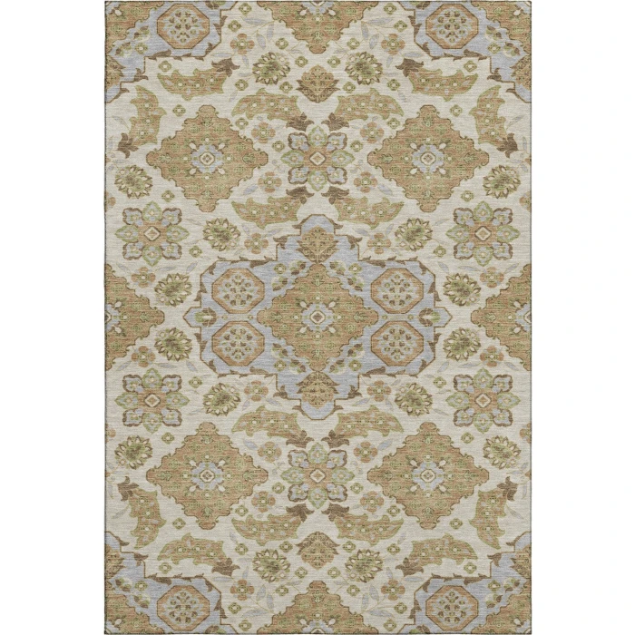 Addison Mayfield Brown AMF1853 - 8ft. Round Rug