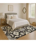 Addison Mayfield Black AMF1853 - 8ft. Round Rug