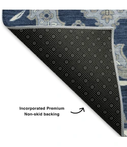 Addison Mayfield Blue AMF1853 - 8ft. Round Rug