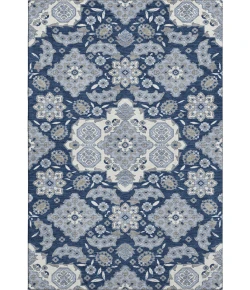 Addison Mayfield Blue AMF1853 - 8ft. Round Rug