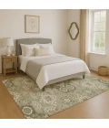 Addison Mayfield Green AMF1853 - 8ft. Round Rug