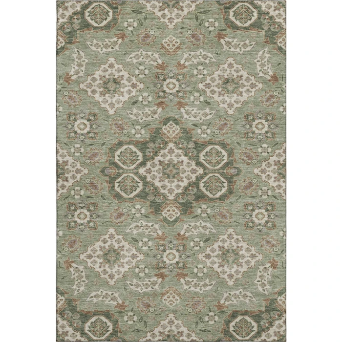 Addison Mayfield Green AMF1853 - 8ft. Round Rug