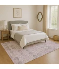 Addison Mayfield Purple AMF1855 - 8ft. Round Rug